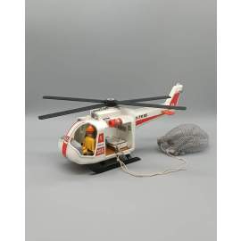 Hélicoptère De Secours Playmobil Vintage - D'occasion