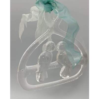 Décoration Attrape-Soleil en Verre Vintage Kosta Boda