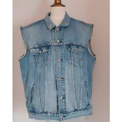  Levi's Veste Trucker Relaxed Sans Manches Homme