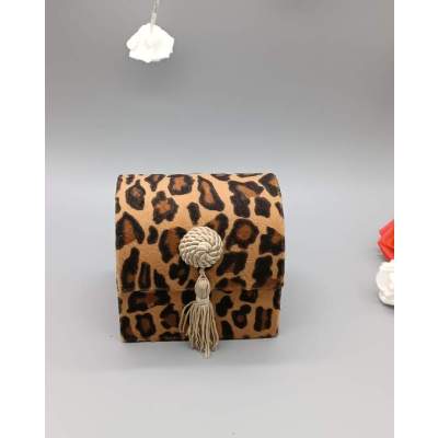 Boîte à Bijoux Léopard Vintage