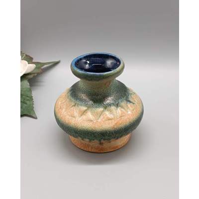 Vase Céramique Signé Strehla Vintage