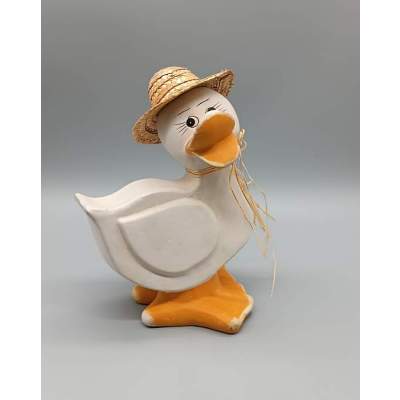Décoration Canard à Poser en Argile 