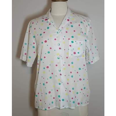 Chemise à Pois Femme Vintage Créations Paris