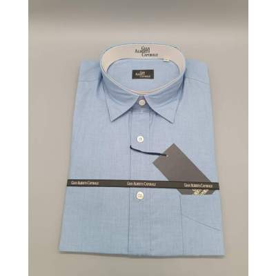Chemise Homme GAC Uni Bleu