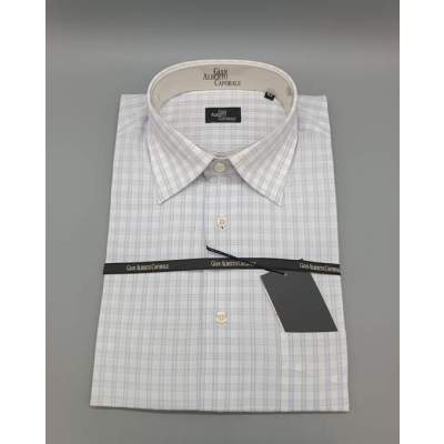 Chemise Homme GAC Carreaux Bleu/Blanc/Beige