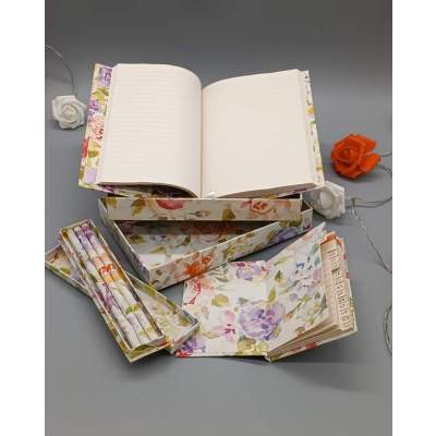 Coffret Crayons à papier, répertoire et carnet