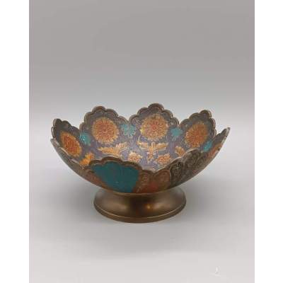 Coupe Décorative en Laiton