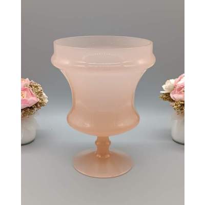 Magnifique Coupe Médicis Opaline Rose