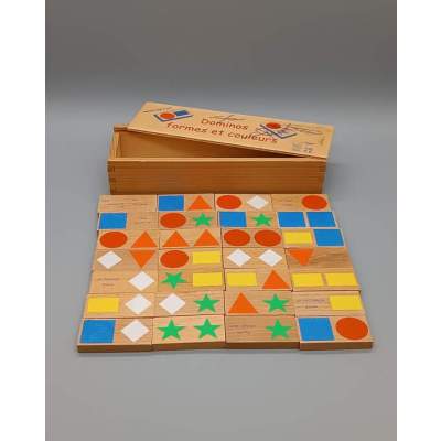 Dominos Formes et Couleurs en Bois Artisabois