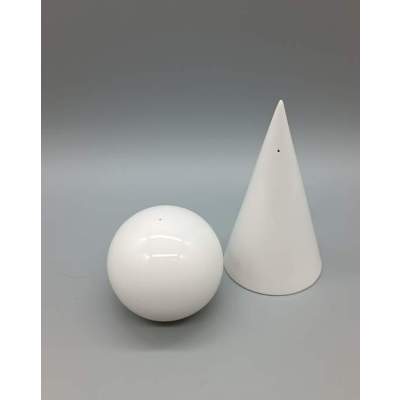 Salière et Poivrière Céramique Conique et Ronde
