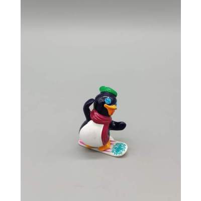 Figurine Pingouin Billy Snowboard Kinder 1992