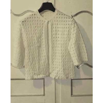 Gilet Femme Manches 3/4 Vintage 