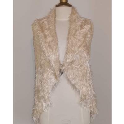 Veste Longue Sans Manches Vintage