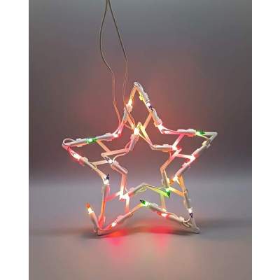 Étoile Lumineuse à 5 Branches de Noël