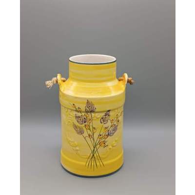 Bidon De Lait Céramique Motifs Provençal