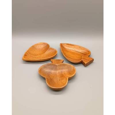 Coupelles Apéritives en Bois Exotique