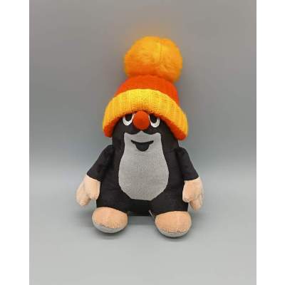 Peluche La Petite Taupe Bonnet Rouge/ Jaune de Moravska Ustredna