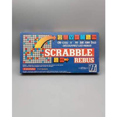 Jeu de Société Scrabble Rébus Vintage Habourdin 1985