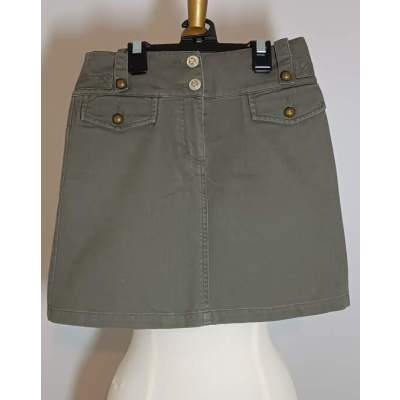 Jupe Courte Camaïeu Kaki Taille 34