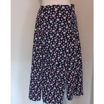 Jupe Longue Fleurie Vintage Miss Sidecar