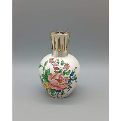 Lampe Berger Porcelaine Fleurie LUNEVILLE