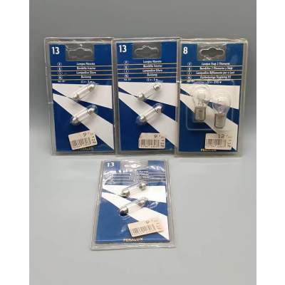 Lot Lampes Navette et Stop Peralux pour Véhicules Anciens