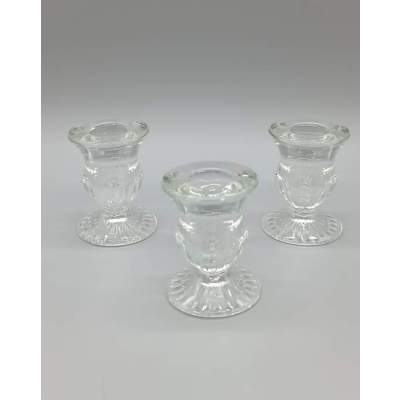 Bougeoirs en Verre Type Chandelle