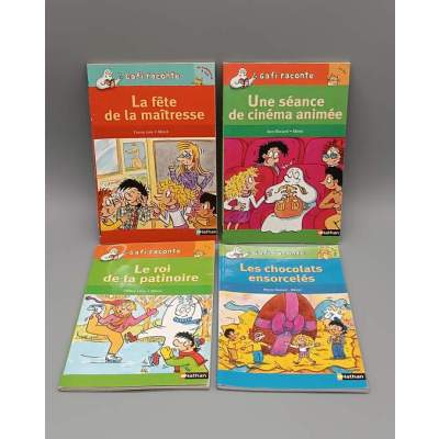 Lot de 4 Livres Collection "Gafi Raconte" Nathan
