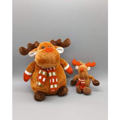 Peluches Rennes de Noël