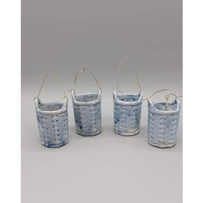 Pots Décoratifs Céramique Style Petits Paniers