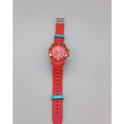 Montre Bracelet Silicone MWB Rouge