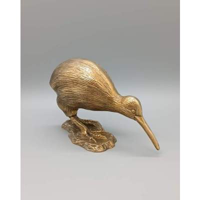 Sculpture KIWI en Laiton