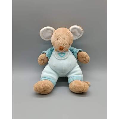 Peluche Doudou Souris Mots d'Enfants