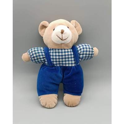 Doudou Naissance Ours avec son Grelot Vintage