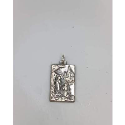 Médaille en Métal Notre Dame de Lourdes
