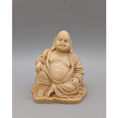 Statuette de Bouddha Rieur en Stéatite