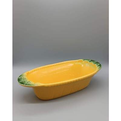 Plat Creux à Asperges Céramique Vintage BCI