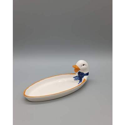 Plat à Foie Gras Décoratif en Céramique