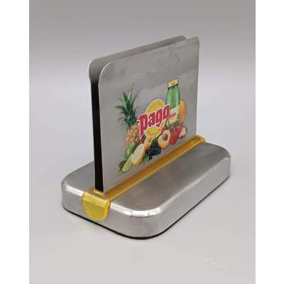 Porte Carte Publicitaire en Acier PAGO