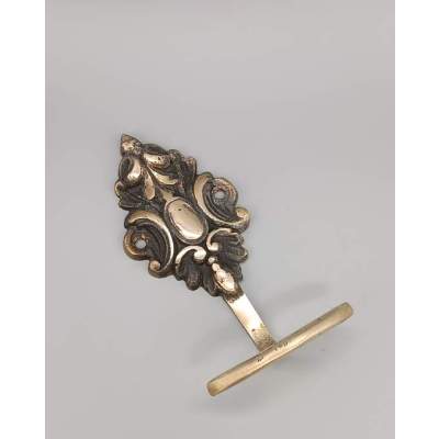 Patère Style Arabesque en Laiton