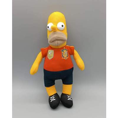 Peluche Homer 12 Simpson 20th CENTURY FOX Football Mondial Espagne