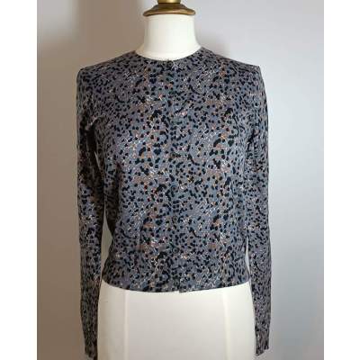 Cardigan Gilet Boutonné Léopard Monoprix Femme