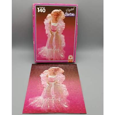 Puzzle Crystal Barbie Vintage 1984