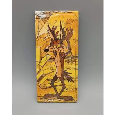 Puzzle Publicitaire N°8 Will le Coyote Suchard Warner Bros 1985