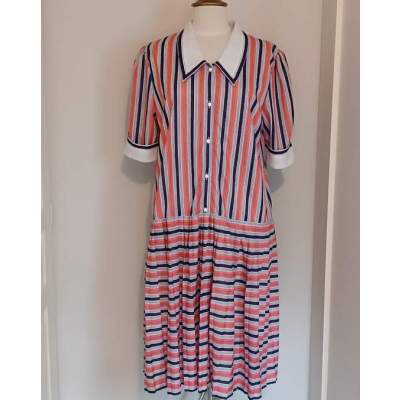 Robe Rayée Vintage Bernard Claverie Années 50/60