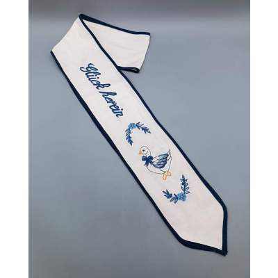 Ruban Décoratif en Tissu Coton et Broderie Canards