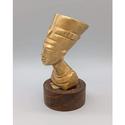Buste Sculpture Reine Néfertiti en Bronze