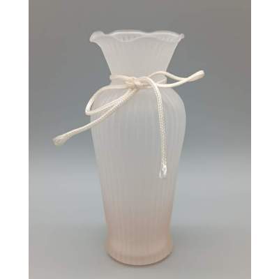 Vase en Verre Dépoli Rose