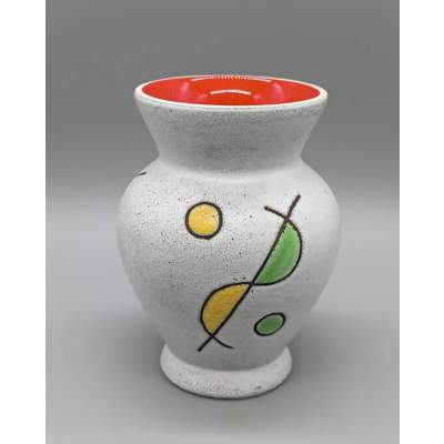 Vase Céramique Abstrait André Baud