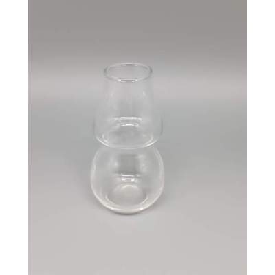 Vase Olive en Verre Transparent
